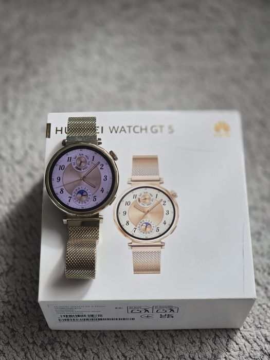 Huawei Watch GT 5 41 mm Gold Milanese Strap Gold + gwarancja do 11.2027