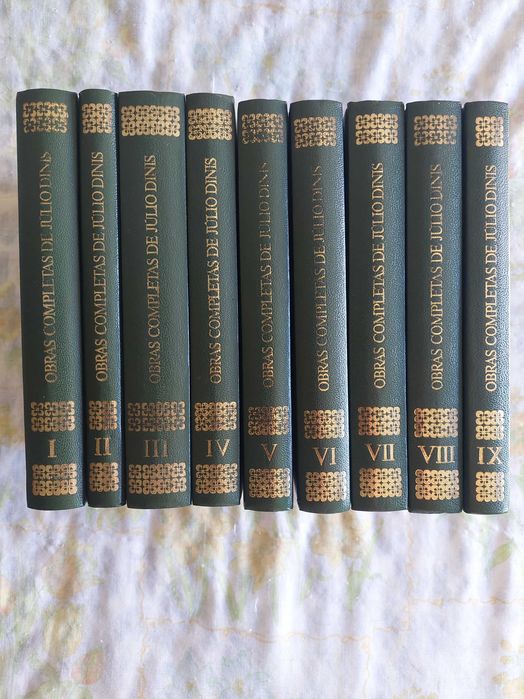 Livros Obras Completas de Júlio Dinis (9 volumes, completa)