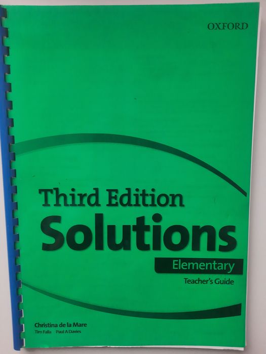 Third edition Solutions Elementary