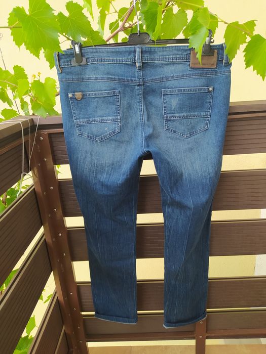 NOWE Jeansy damskie Tom Tailor 44 granatowe molita slim straight