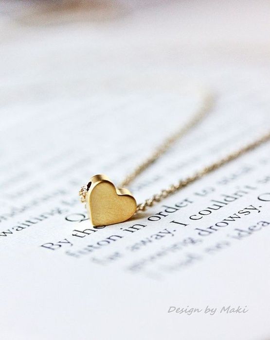 Fio Coração Dourado ou Prateado - Portes incluídos