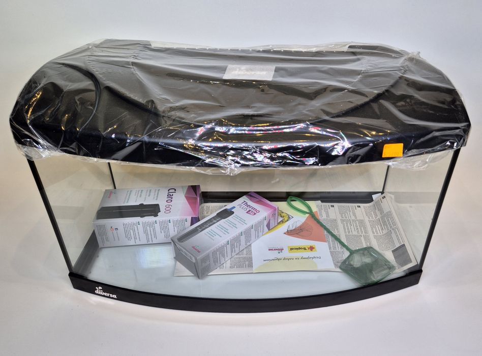Zestaw Akwarium diversa 56l 58x32x30 profilowanene