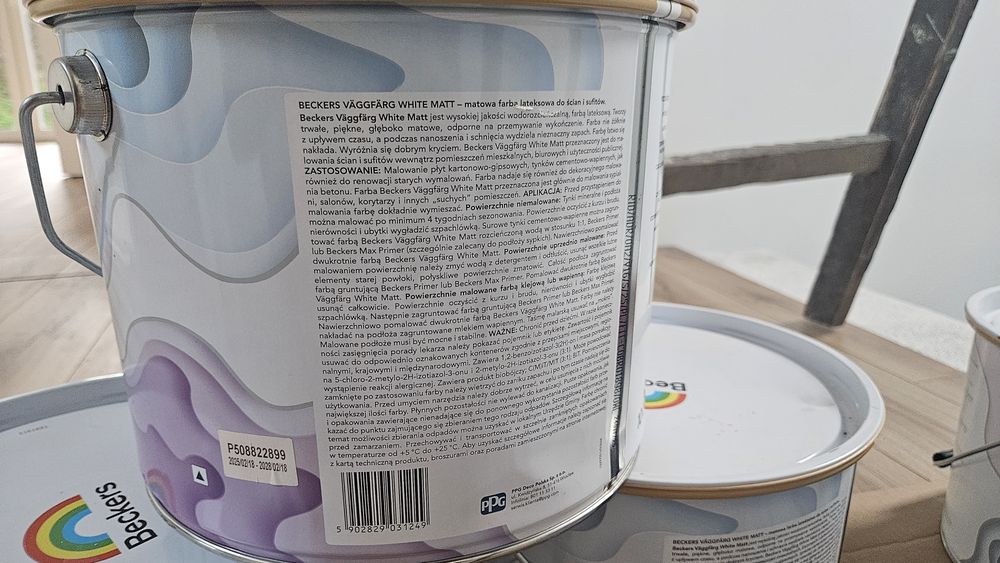 Farba Beckers White Vaggfarg 10 litrów