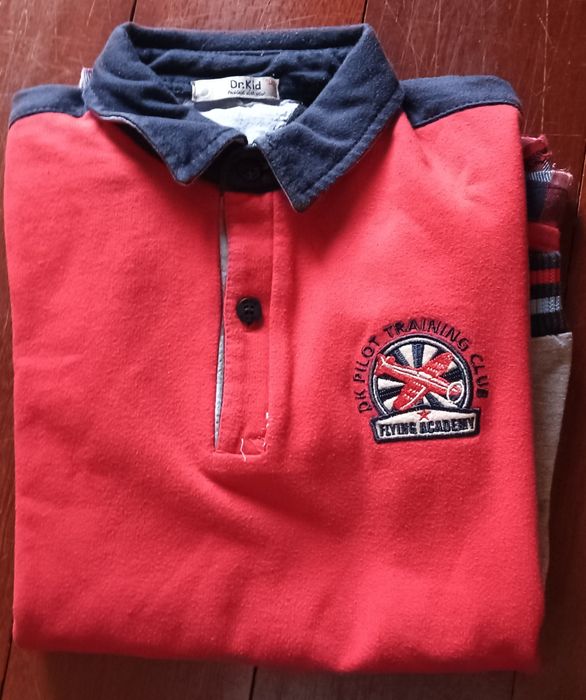 Polo vermelho infantil
