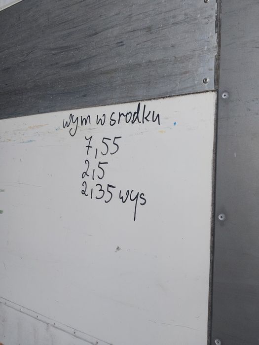Kontener magazyn zabudowa izoterma