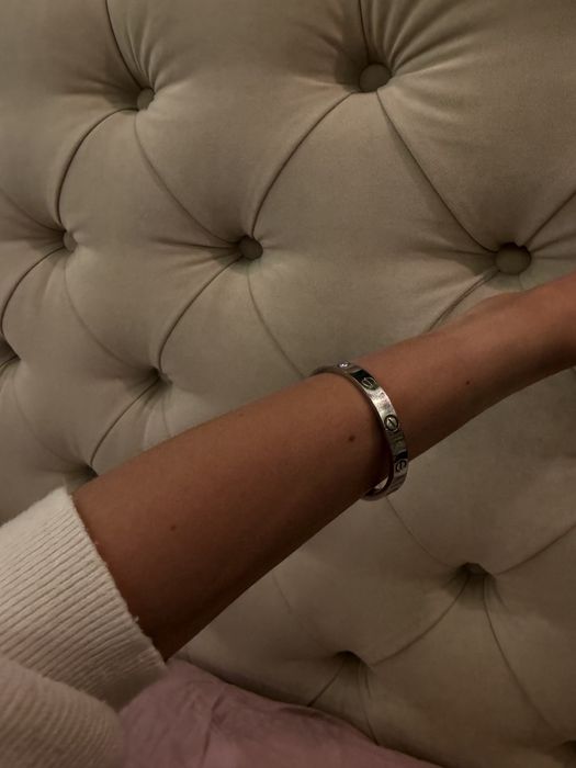 Браслет Cartier love silver