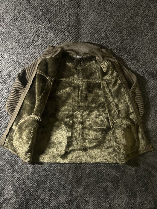 Elegancki góralski golf ocieplany futrem na suwak