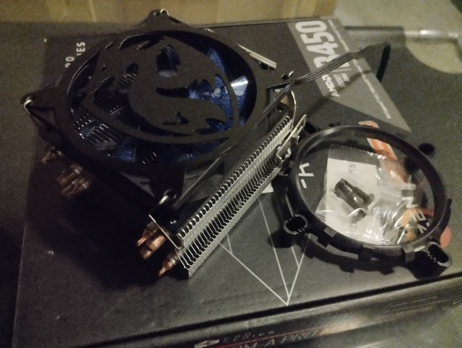 CPU cooler Led Azul 3D socket 115X/1200/1700