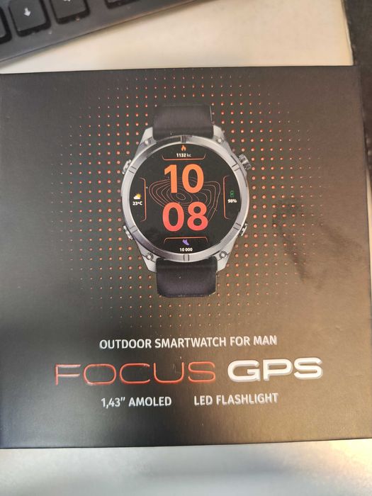 Smartwatch Forever SW-900 Focus GPS Bluetooth 5.4 AMOLED IP68 – Inteligentny zegarek z rozmowami Bluetooth,trybami multisportowymi i funkcjami zdrowia