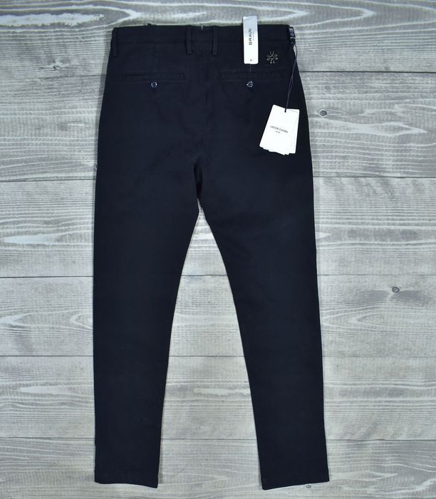 Jacob Cohen Bobby Granatowe Spodnie Chino Slim Fit 30