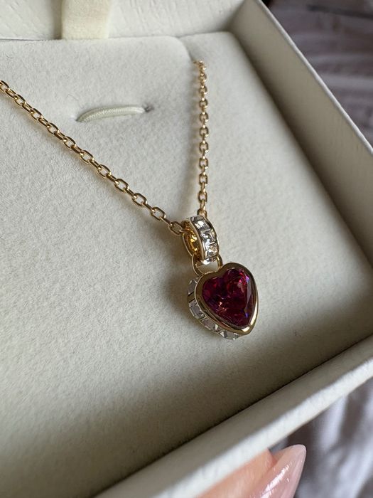 Swarovsky conjunto coração