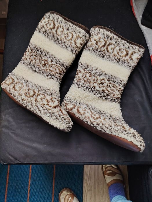 Kapcie wełniane damskie rozmiar 38/40