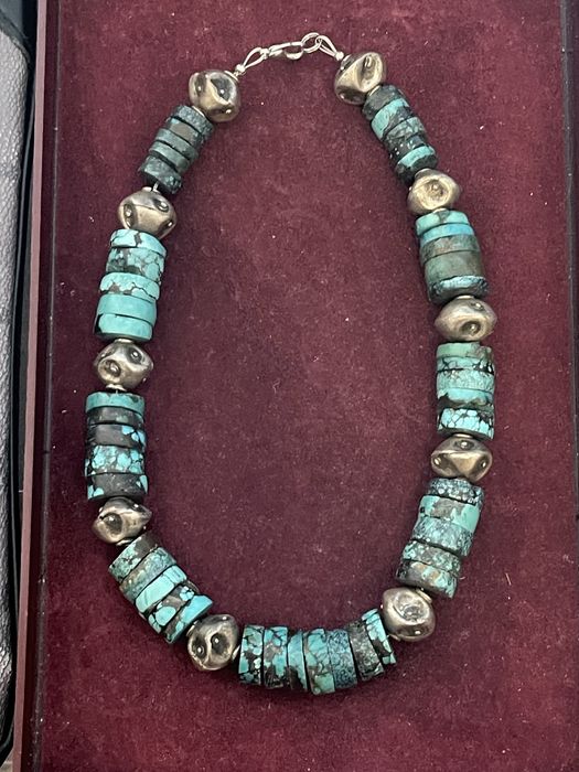 Naszyjnik turkus kamień naturalny