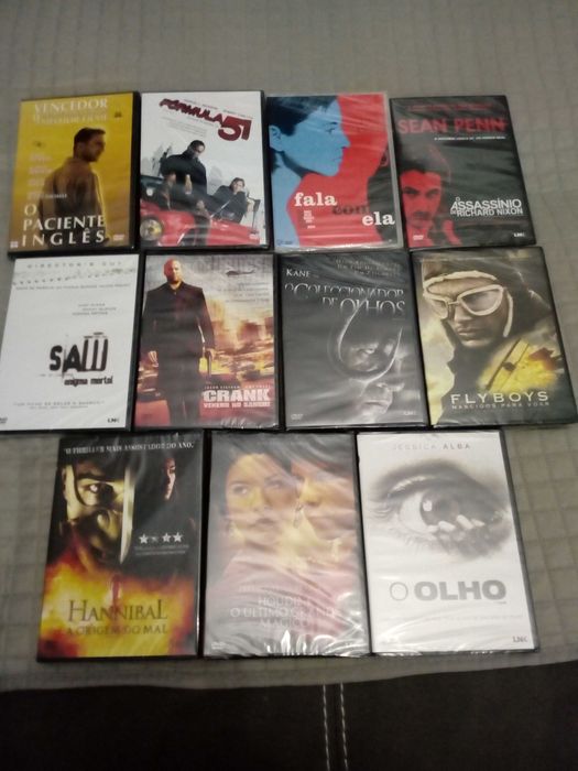 11 Filmes em DVD - Novos, selados com o plástico original