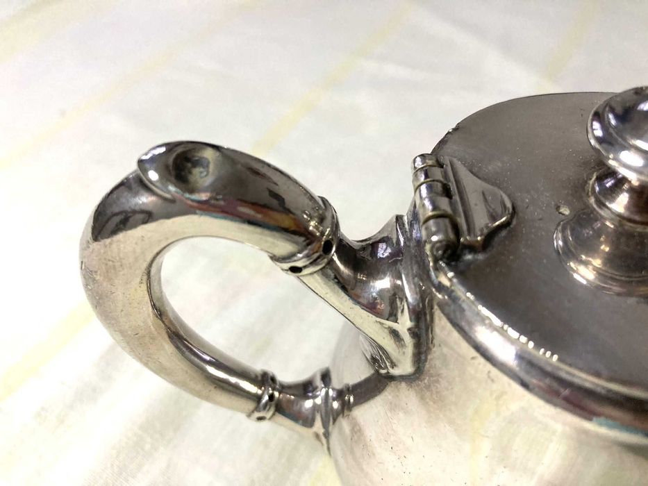 Bule ercuis art deco silver plated paris 1930