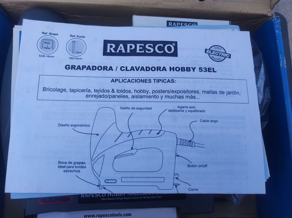 Agrafador elétrico novo