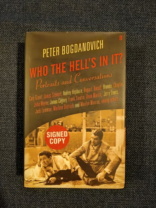 Livro autografado por Peter Bogdanovich (portes grátis)