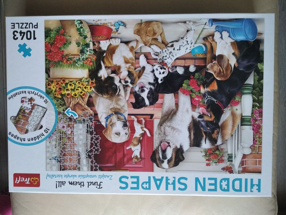 Puzzle 1043 elementów Hidden Shapes Trefl