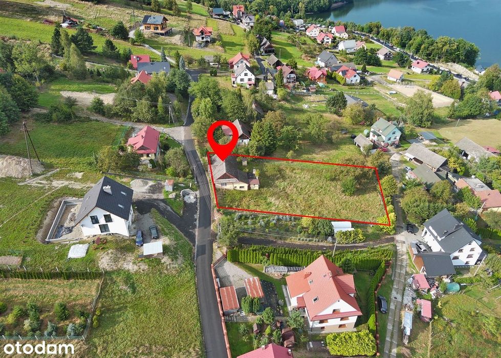 Widokowa działka 1700 m² z zabudową | MPZP – MN | lokalizacja górska |