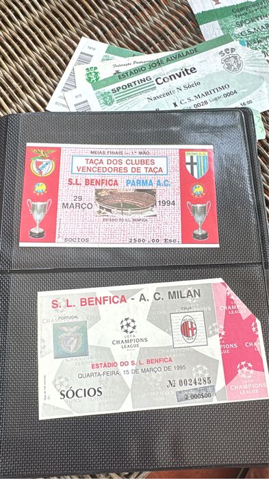 Vendo Bilhetes de futebol e concertos