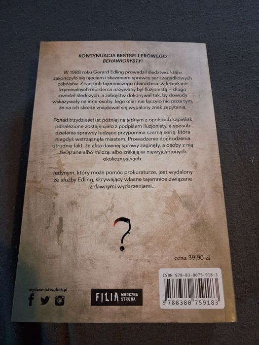 Remigiusz Mróz Iluzjonista