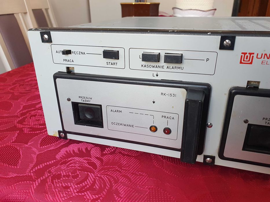 Stary zabytkowy rejestrator kasetowy magnetofon Unitra elmasz RK-1531