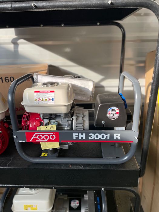 Agregat prądotwórczy Fogo FH 3001 R, 3 kW ,HONDA GX 200 Nowy  FV ,