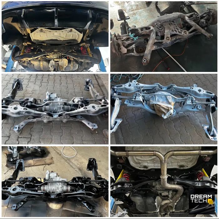 Konserwacja podwozia z piaskowaniem Naprawy blacharskie Spawanie