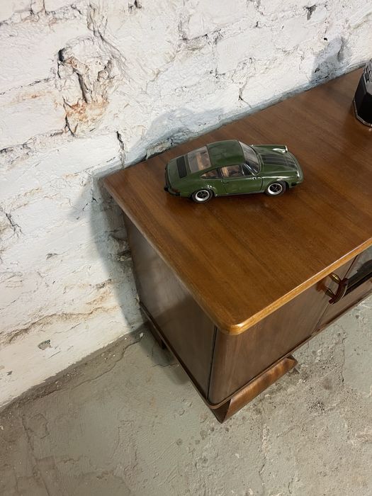 Przepiekna mała komoda szafka Rtv w swietnym stanie prl vintage retro