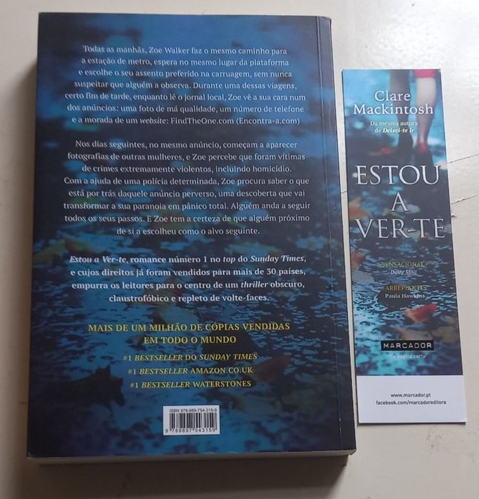 Estou a Ver-te de Clare Mackintosh