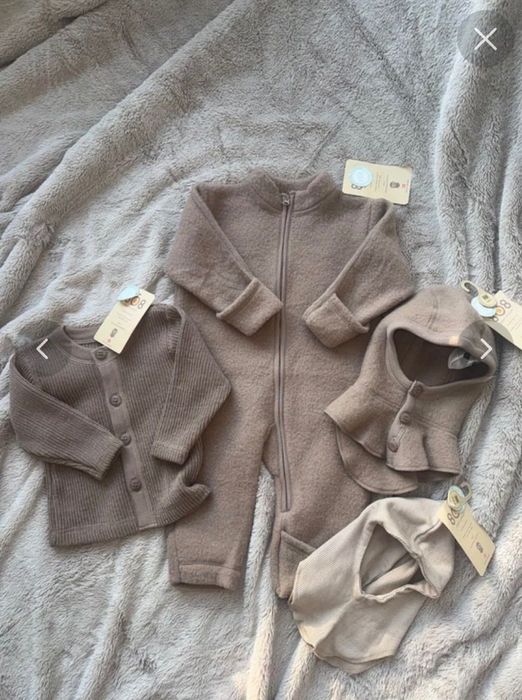 Zestaw ubranek 100% wełny merino