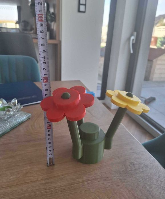 Roślina kwiatek inspirowany LEGO figurka kolekcjonerska