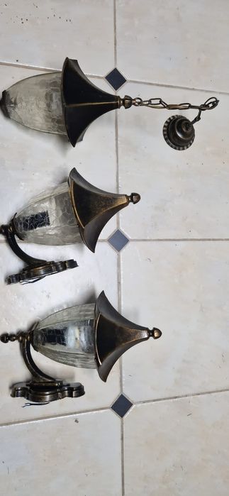 Conjunto de candeeiros