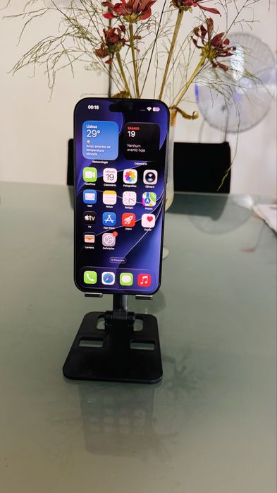 Iphone 16 pro max preto de 256 gigas impecavel