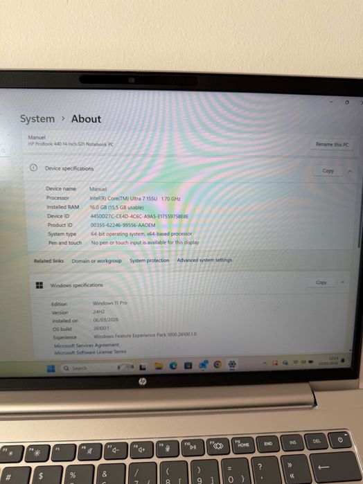 HP Probook 440 16gb RAM