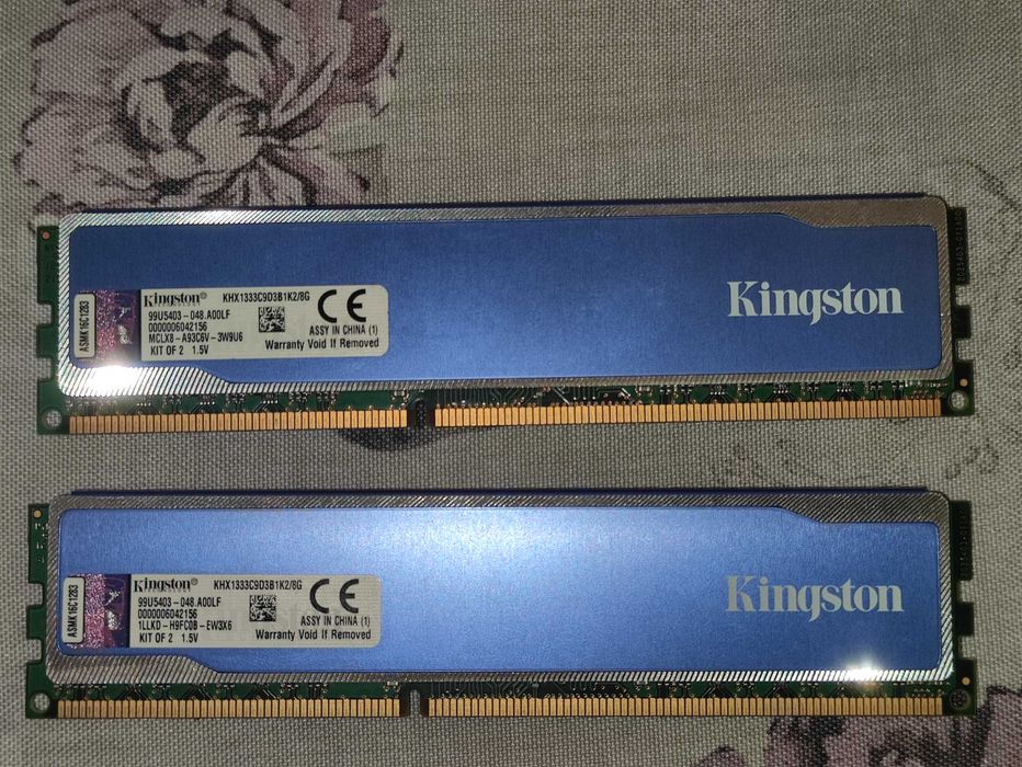 DDR3 2x4GB Kingston HyperX blu 10600