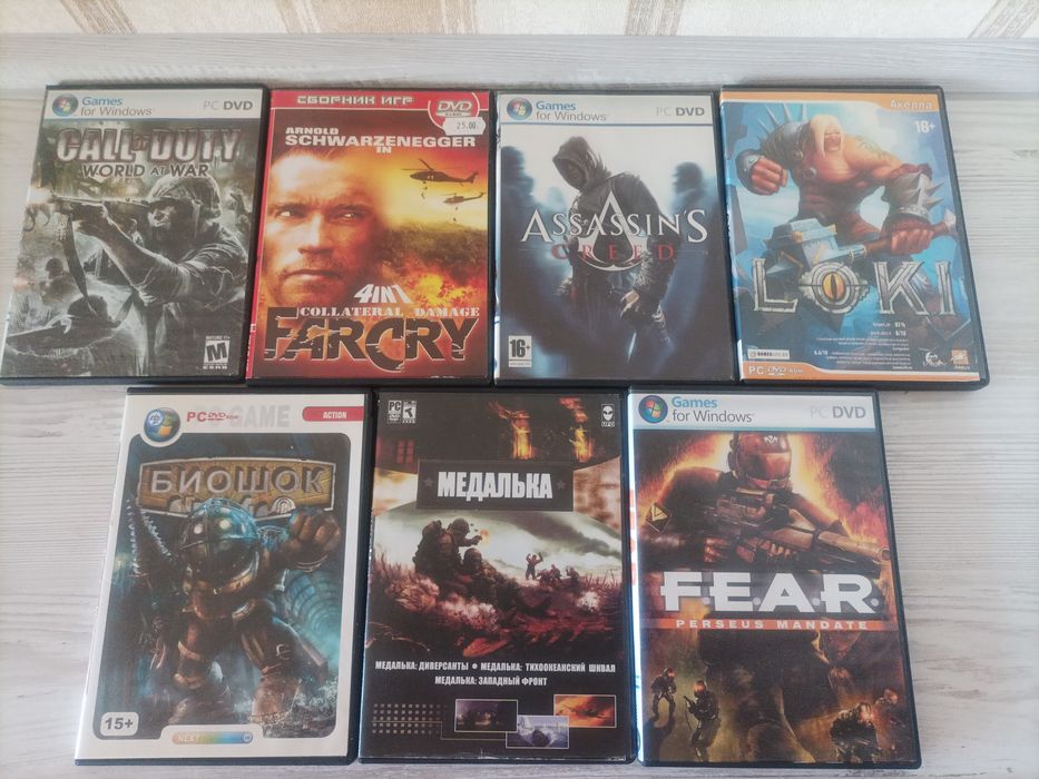 Игровые диски для ПК, PS2, PS4, Xbox 360, Xbox One, Wii, WiiU