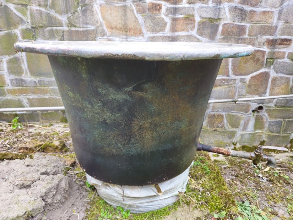 Kocioł miedziany duży