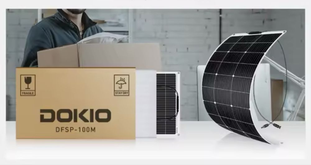 Сонячна панель Dokio DFSP-100M.