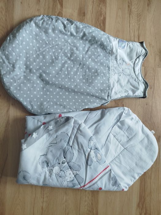 Śpiworek i rożek niemowlęcy