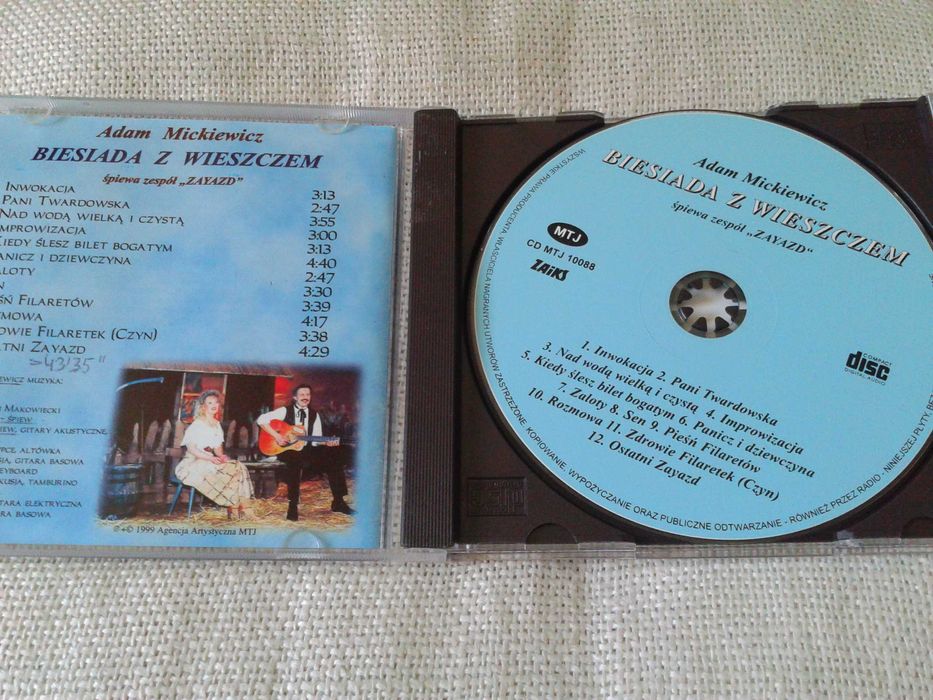 Zayazd - Adam Mickiewicz. Biesiada z wieszczem  CD