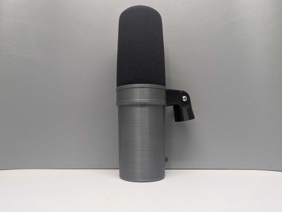 Shure SM48 з кастомним корпусом роздрукований на 3D принтері попфільтр