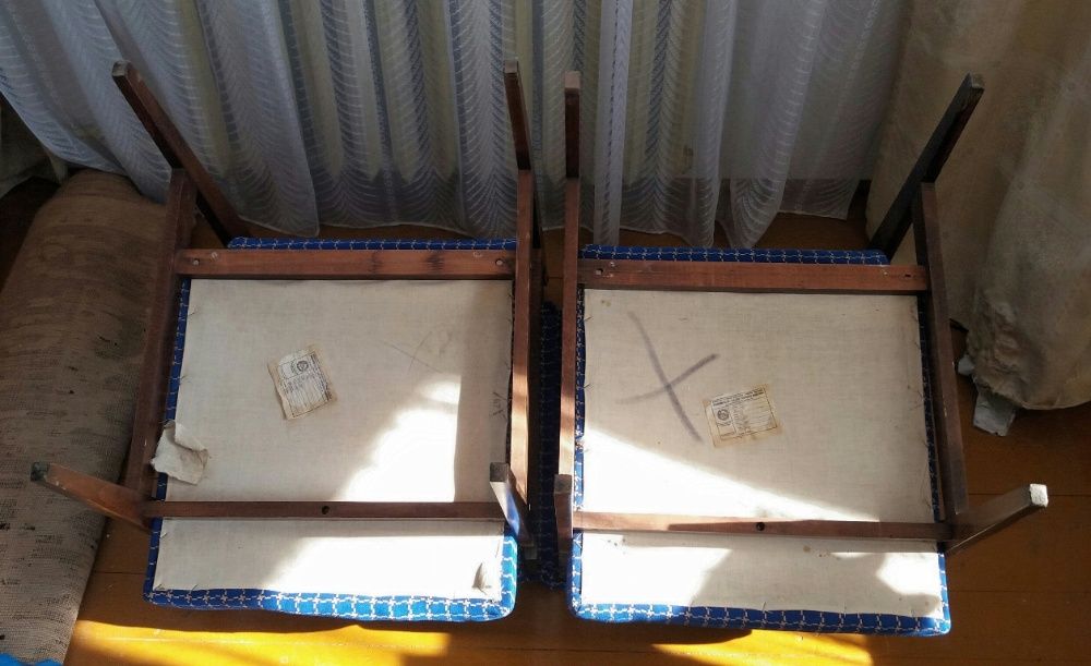 Fotele z PRL w idealnym stanie