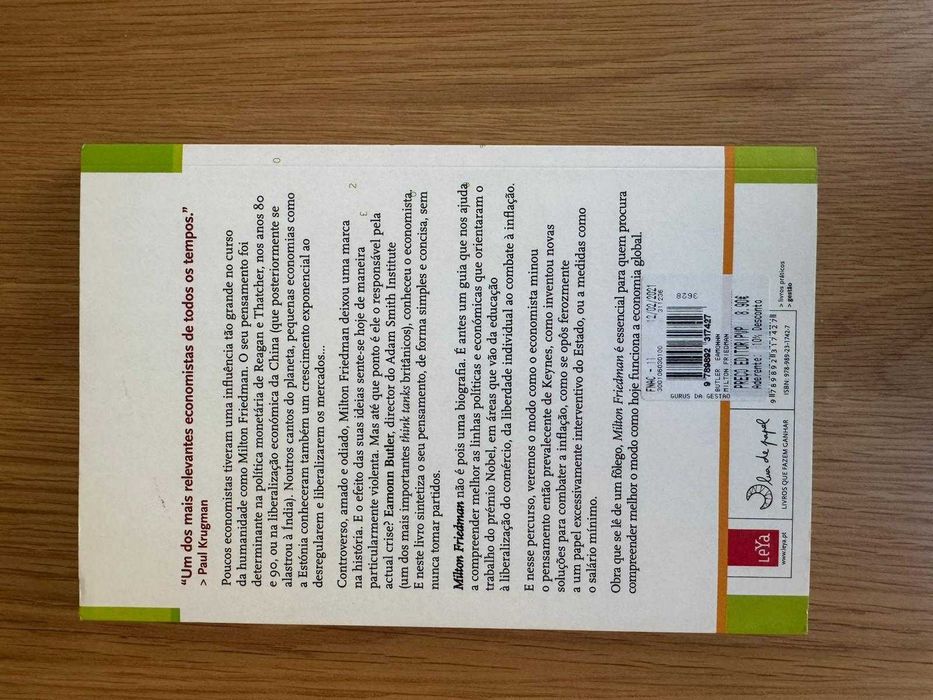 Livro - Milton Friedman