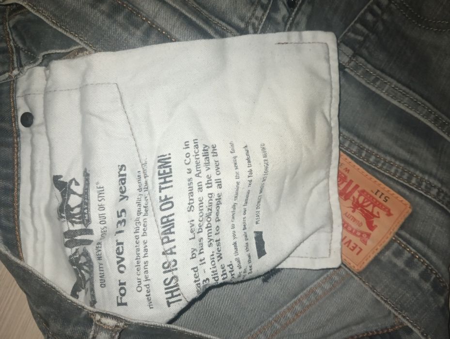 Продам оригінальні джинси LEVIS 511 USA