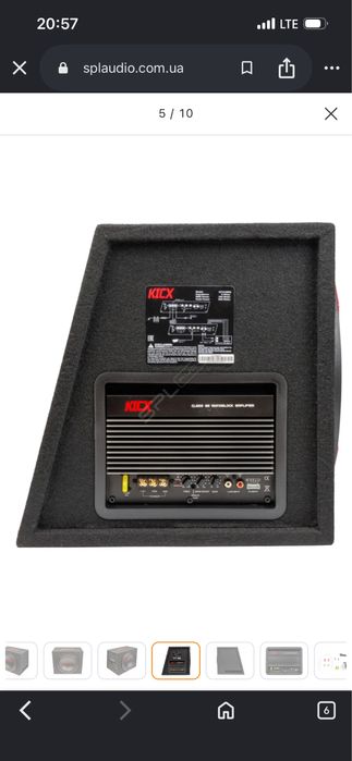 Сабвуфер KICX GT 312 bra