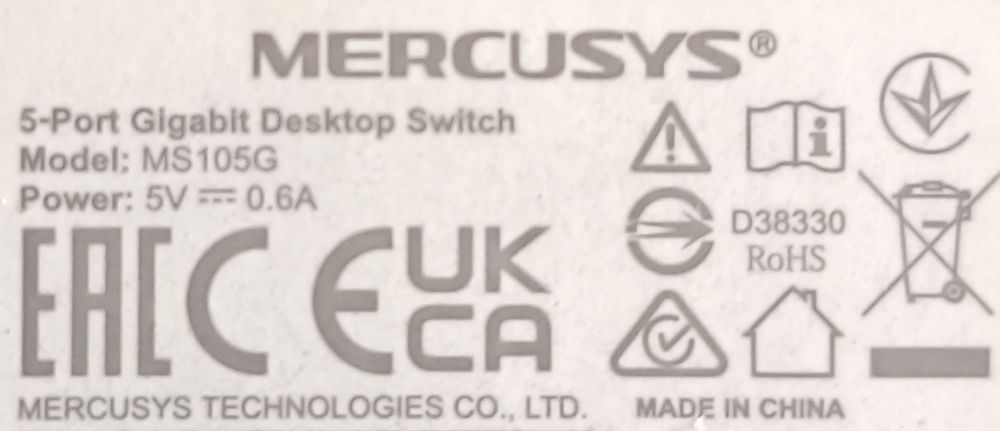 Switch Mercury MG 105G