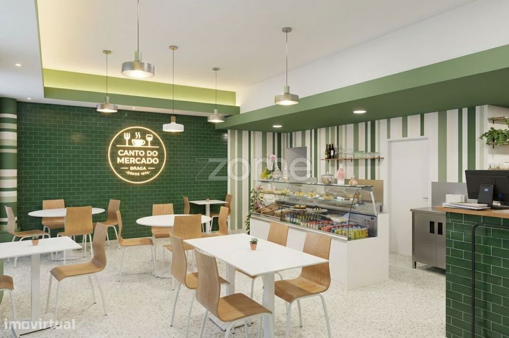 Café / Pastelaria / Restaurante no centro histórico de Braga