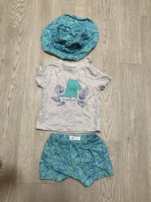 Костюм 3-ка шорти, футболка та панама sinsey