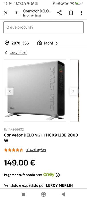 Aquecedor em  perfeito estado de funcionamento, por motivo de viagem.